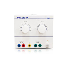 PeakTech 6130 Laboratoriumvoeding 0-15V & 0-10A AC/DC | Soldeerbout-shop.nl