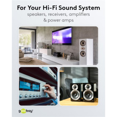 Goobay 67738 2x4mm rood/zwart luidsprekerkabel 10m | Soldeerbout-shop.nl