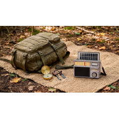 Kruger&Matz KM0831 Solar Noodradio | Soldeerbout-shop.nl