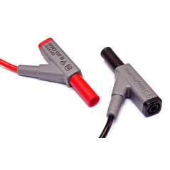 PeakTech 7025 Meetsnoerenset 2-delig 1000V 10A 100cm | Soldeerbout-shop.nl