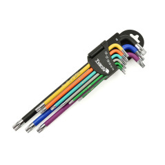 Tvardy T00123 Lange Torx-sleutelset 9-delig | Soldeerbout-shop.nl