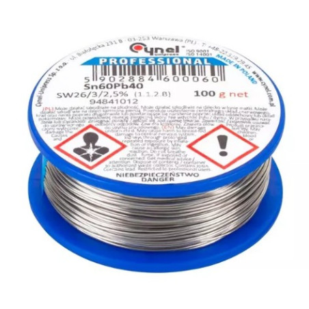 Cynel SW26 soldeertin 1mm 100gram