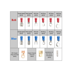 Eurokomp E5929 AMP-kabelschoenen assortiment 300-delig | Soldeerbout-shop.nl