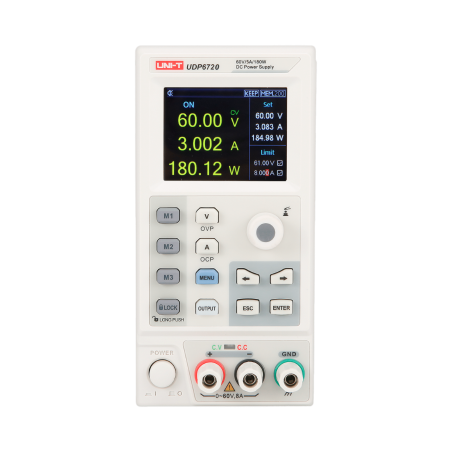 UNI-T UDP6720 Laboratoriumvoeding 0-60VDC & 0-5A | Soldeerbout-shop.nl