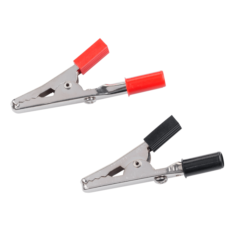 OEM KRO0395.1 Krokodillenklem naar banaanstekker 50mm (rood & zwart) OEM KRO0395.1 Krokodillenklem naar banaanstekker 50mm (rood & zwart)