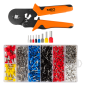 NEO Tools 01-562 Adereindhulstang met adereindhulzenset 0,5mm² tot 10mm² (1200 stuks) | Soldeerbout-shop.nl