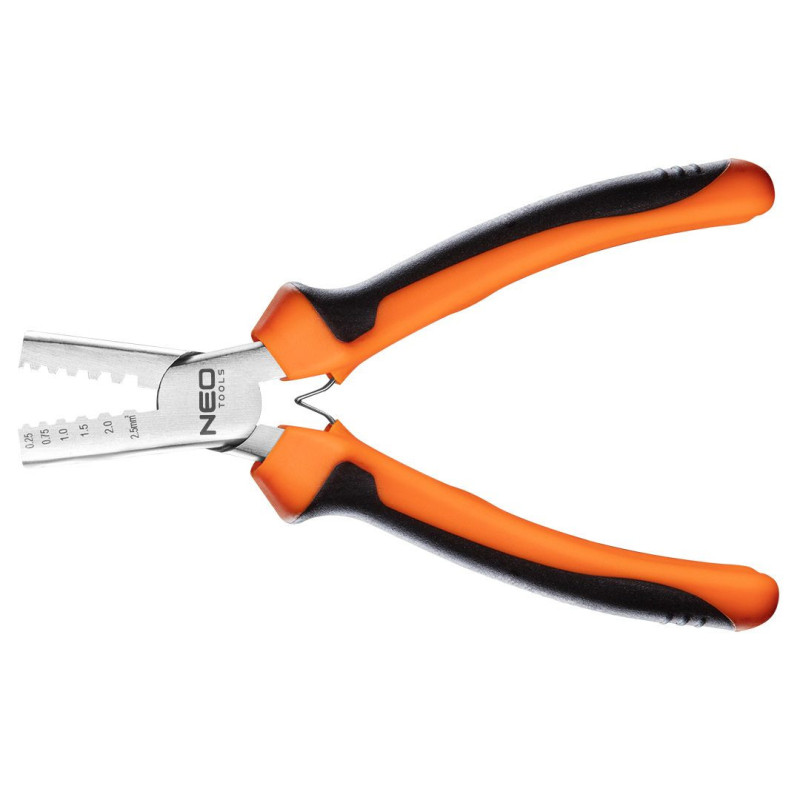 NEO Tools 01-532 Adereindhulzen krimptang 0.25 tot 2.5mm² NEO Tools 01-532 Adereindhulzen krimptang 0.25 tot 2.5mm²