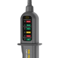 Rebel RB-15C Spanningsmeter voor accu's en dynamo's 12VDC | Soldeerbout-shop.nl