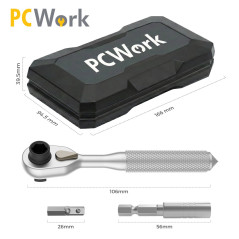 PCWork PCW08L Mini Ratelset 42-delig | Soldeerbout-shop.nl