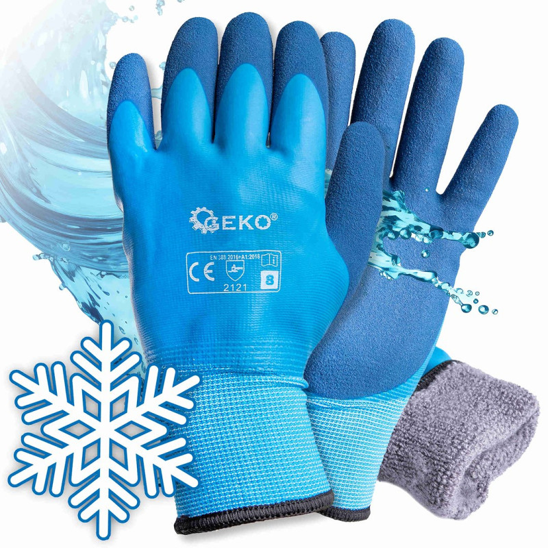GEKO G75042 Winter Werkhandschoenen Waterproof maat 8