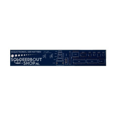 Soldeerbout-shop PCB Ruler 15cm blauw | Soldeerbout-shop.nl