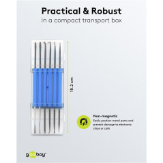 Goobay 77999 6-delige soldeertoolset | Soldeerbout-shop.nl