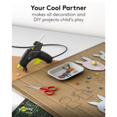 Goobay 77824 lijmpistool 11mm 80Watt | Soldeerbout-shop.nl