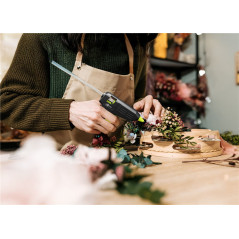 Goobay 77826 lijmpistool 11mm 40Watt met 20 lijmpatronen | Soldeerbout-shop.nl