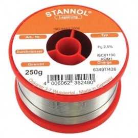 Stannol Massiv 418582 soldeertin 3mm 250gram