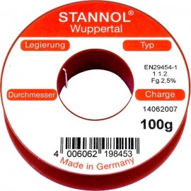 Stannol HS10 535270 soldeertin 1mm 100gram