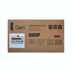 Geti GLPS 3003E Dubbele laboratoriumvoeding 2x 0-30VDC & 0-3A