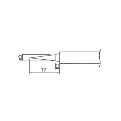 Soldeerbout-shop TIP N1-26 soldeerpunt spits 0.4mm