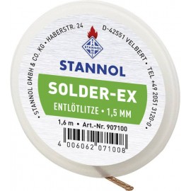 Stannol SOLDER-EX 907100 desoldeerlint 1,6m 1.5mm
