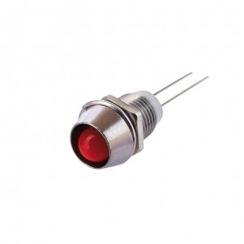 Sintron 5mm LED rood met ledhouder