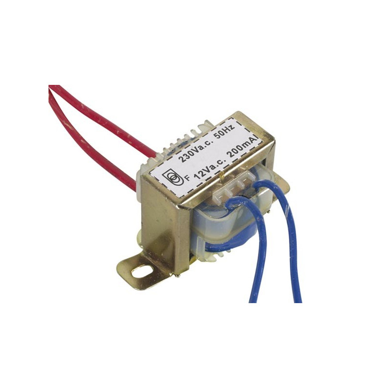 Open-Chassis Transformator 2.4Va 1 X 12V 200Ma Open-Chassis Transformator 2.4Va 1 X 12V 200Ma