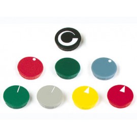 Lid For 10Mm Button (Grey - Black Line)