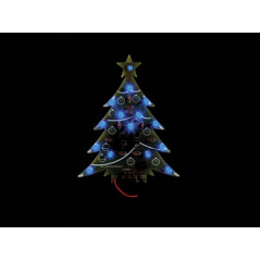 Velleman MK100B Kerstboom met blauwe LED's Mini Kits bouwpakket